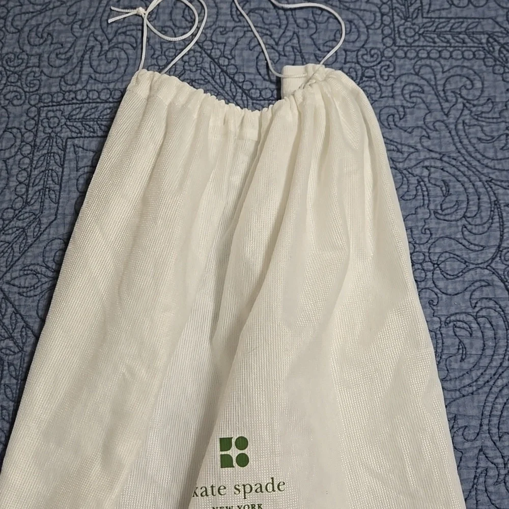 Kate Spade White Storage Bag 19 x 22.5 Inches